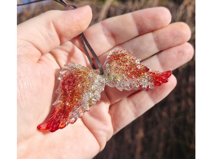 Andělská křídla - křišťál