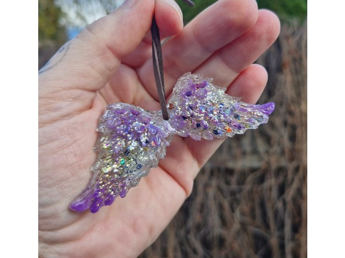 Andělská křídla - křišťál