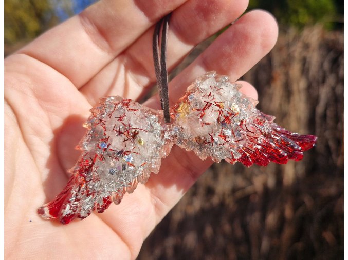 Andělská křídla - křišťál