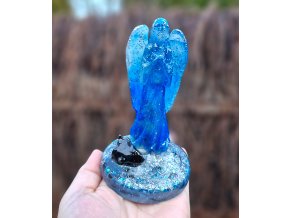 Archanděl Michael - Fosforuje, šungit, křišťál