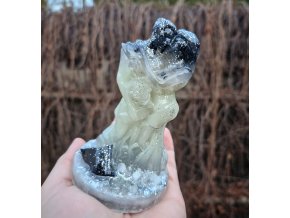 DVOJPLAMEN, SPŘÍZNĚNÁ DUŠE, fosforuje, šungit křišťál