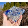 Podtácek lapis lazuli, křišťál - čtverec
