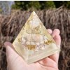 Pyramida prstýnek srdíčko, růženín fosforuje