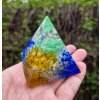 Pyramida květ křišťál
