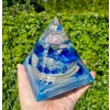 Pyramida napojení z Lemurie, ametyst, křišťál