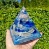 Pyramida napojení z Lemurie, ametyst, křišťál