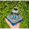 Pyramida šungit, křišťál, fosforuje, silné působení