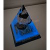 Pyramida šungit, křišťál, fosforuje, silné působení