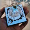 Pyramida KLIDU LABUTĚ lapis lazuli, křišťál, fosforuje