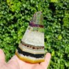 Pyramida s granátem a šungitem - drobné vady