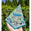 Pyramida moře klidu, pruhovaný achát - fosforuje