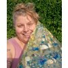 Pyramida MEGA VELKÁ MOŘE, Křišťál - svítící + fosforuje