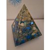 Pyramida MEGA VELKÁ MOŘE, Křišťál - svítící + fosforuje