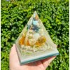 Pyramida léčení, pruhovaný achát, opalit, fosforuje