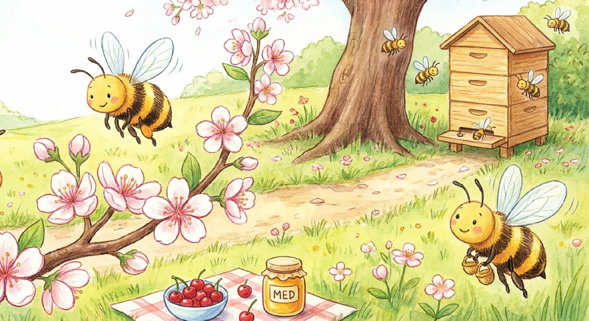 Včelí básničky pro děti (krátké a hravé)