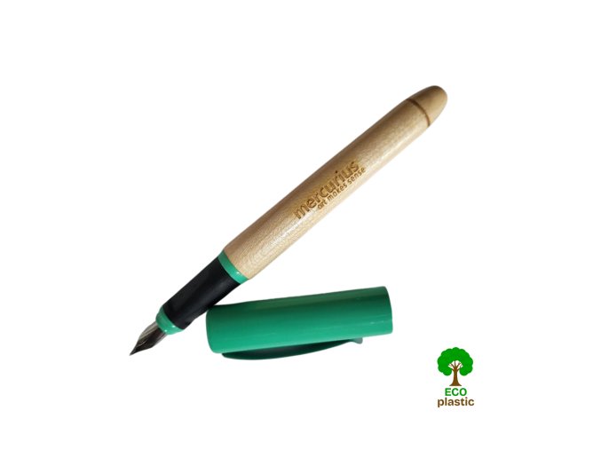 Ergonomické plnicí pero s dřevěnou rukojetí | Ekologické pero Greenfield