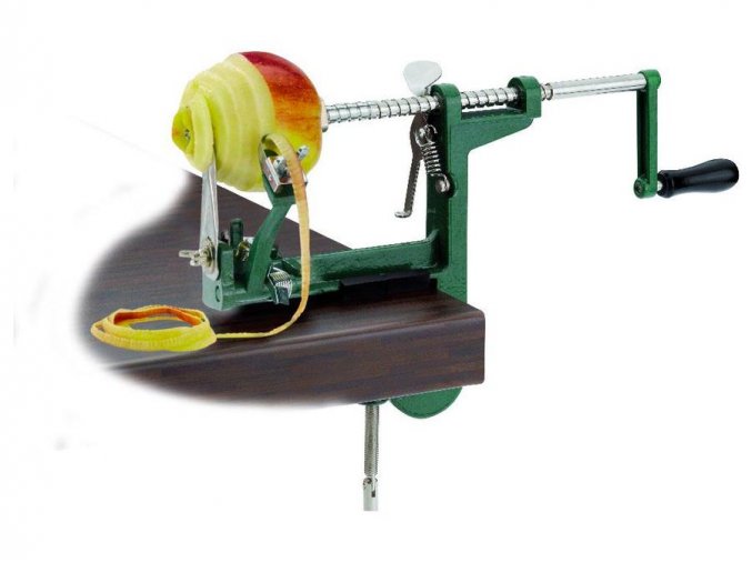 Kráječ a loupač jablek se šroubováním