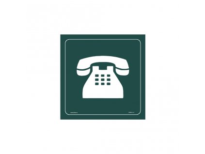 TELEFON symbol zelený