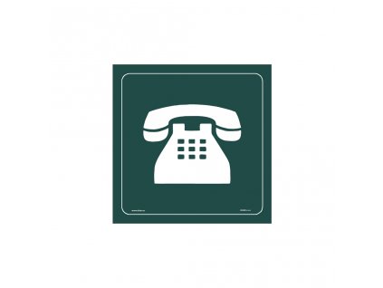 TELEFON symbol zelený