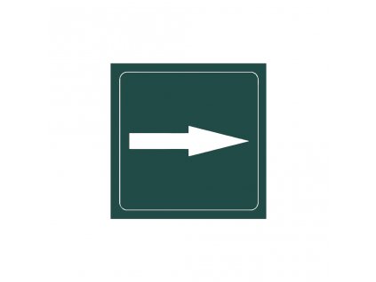 ŠIPKA ROVNÁ symbol zelený