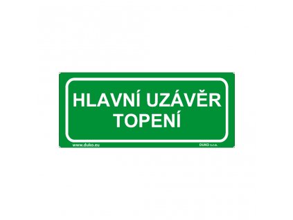 hlavni uzaver topeni