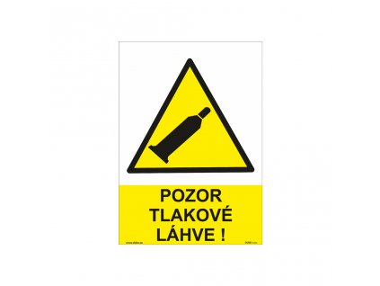 POZOR TLAKOVÉ LÁHVE!