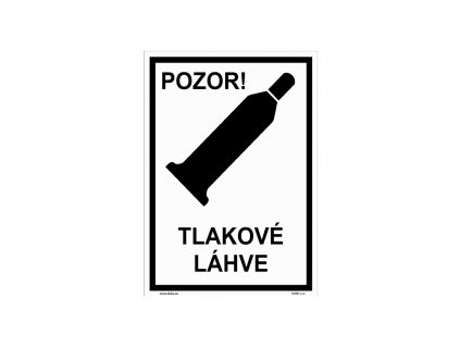 POZOR! TLAKOVÉ LÁHVE