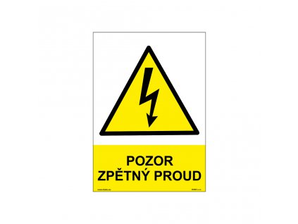 POZOR ZPĚTNÝ PROUD