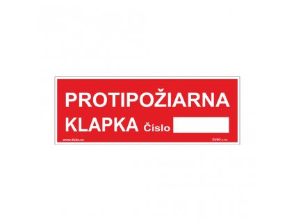 PROTIPOŽIARNA KLAPKA (SK)