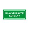 HLAVNÍ UZÁVĚR KOTELNY