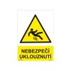NEBEZPEČÍ UKLOUZNUTÍ
