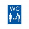 WC - ŽENY s přebalovacím pultem