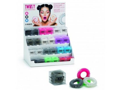 1669 1 gumicka kiepe twirly 3 ks cierna