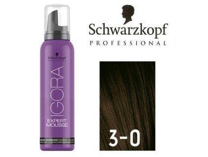 Schwarzkopf pena Igora - 100 ml - 3-0