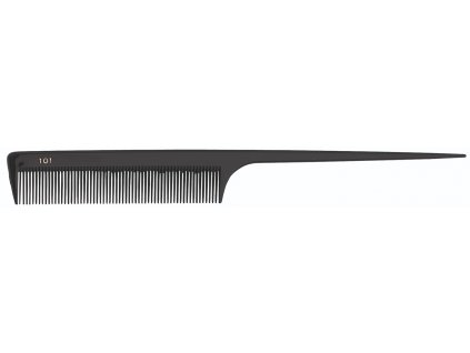 4010109 Hrebeň na vlasy Sibel 101 umelá ihlica (štilka plastová) 20,7 cm čierny