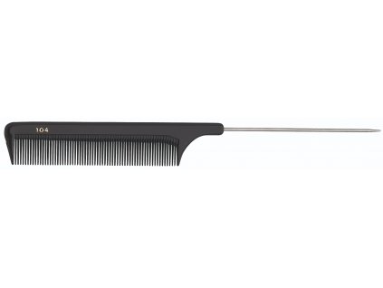 4010409 Hrebeň na vlasy Sibel 104 kovová ihlica (štilka kovová) 21,8 cm čierny