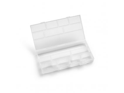 Toolbox - organizér - priesvitný 25,3 cm x 12,8 cm x 3,5 cm