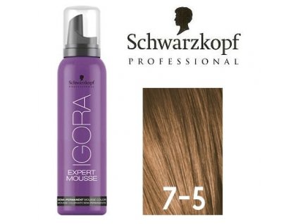 Schwarzkopf pena Igora - 100 ml - 7-5