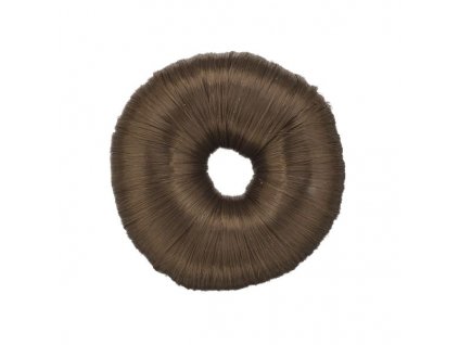 9504002 Výplň do vlasov okrúhla Cotton priemer 9 cm hnedá