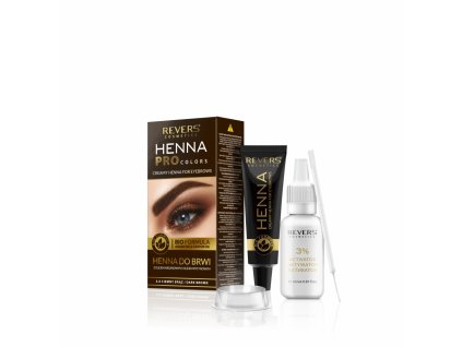 Revers farba na obočie Henna Pro Colors 3.0 tmavo hnedá 15 ml