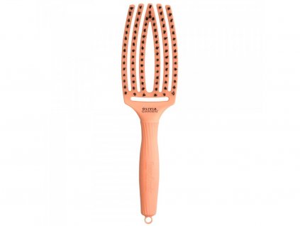 Kefa na vlasy Olivia Garden Fingerbrush Combo Bloom Peach