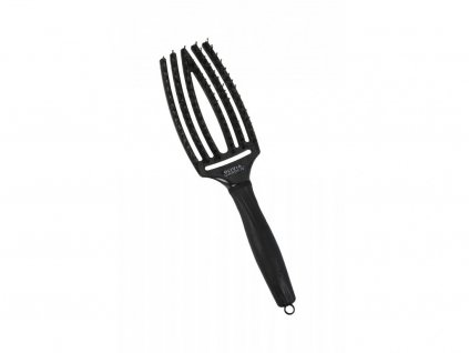 Kefa na vlasy Olivia Garden Fingerbrush Midnight Desert Black Onix