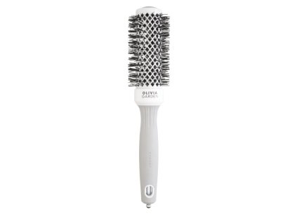 ID2004 Kefa na vlasy Olivia Garden Expert Blowout Shine White & Grey priemer 35 mm