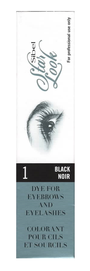 Sibel Star Look farba na obočie - 15 ml - 1 - čierna