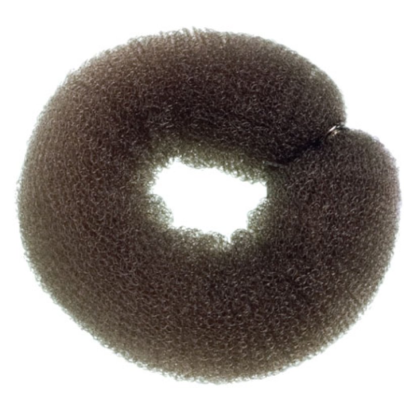 Výplň do vlasov banán (kruh) 18 cm - hnedá