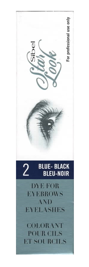 Sibel Star Look farba na obočie - 15 ml - 2 - modro čierna