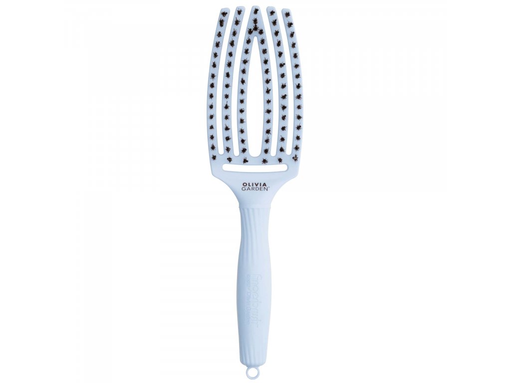 Kefa na vlasy Olivia Garden Fingerbrush Bluestar