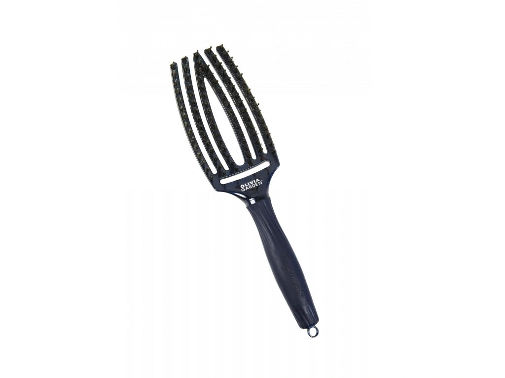 Kefa na vlasy Olivia Garden Fingerbrush Blue Sapphire