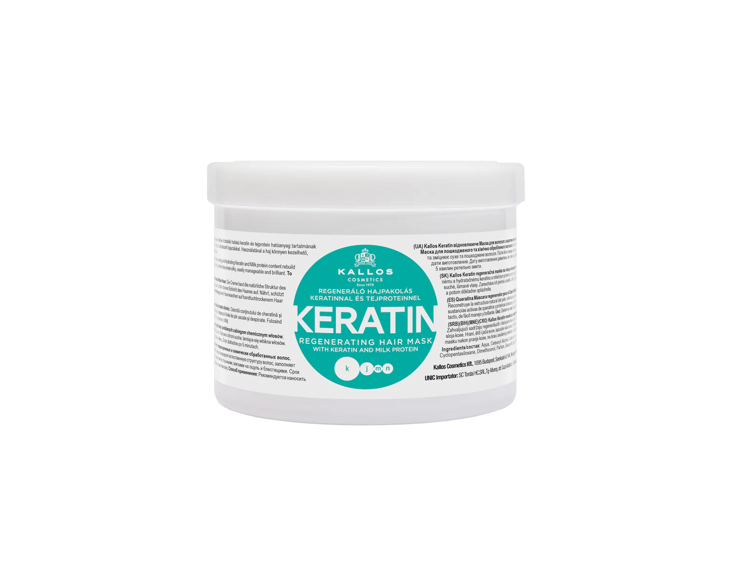 Kallos kjmn maska na vlasy - 500 ml - KERATIN