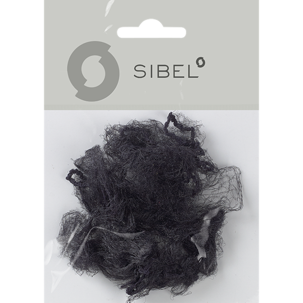 Sieťka na účes FINE - 2 ks - čierna